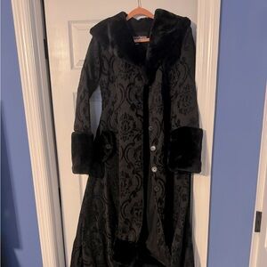 Beautiful warm winter coat by Dracula Clothing NWT